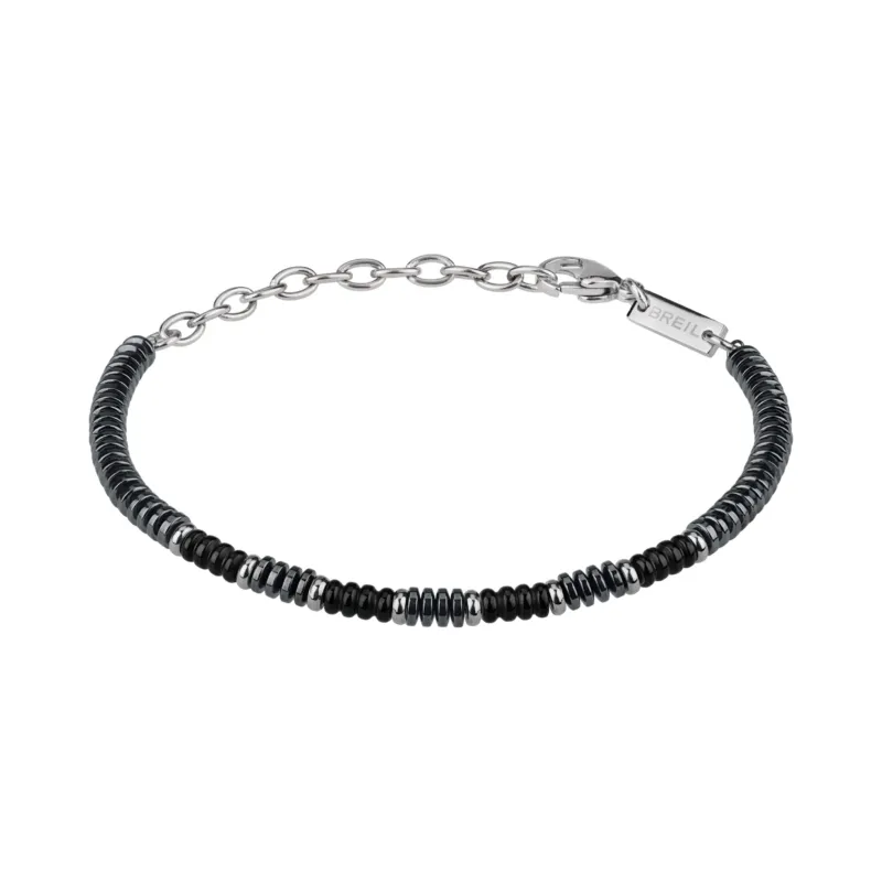 BREIL – BRACCIALE UOMO – BLEND IN EMATITE E ACCIAIO