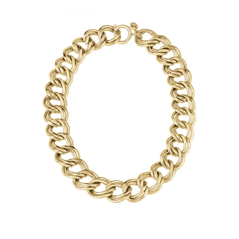 BREIL – COLLANA DONNA – HYPER COLLANA IN ACCIAIO IP GOLD