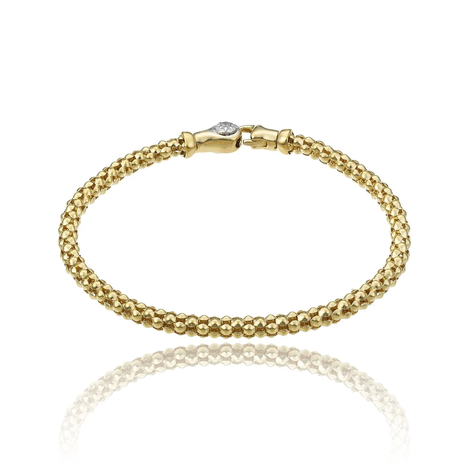 Chimento Bracciale Melograno Oro Giallo 18kt E Diamanti
