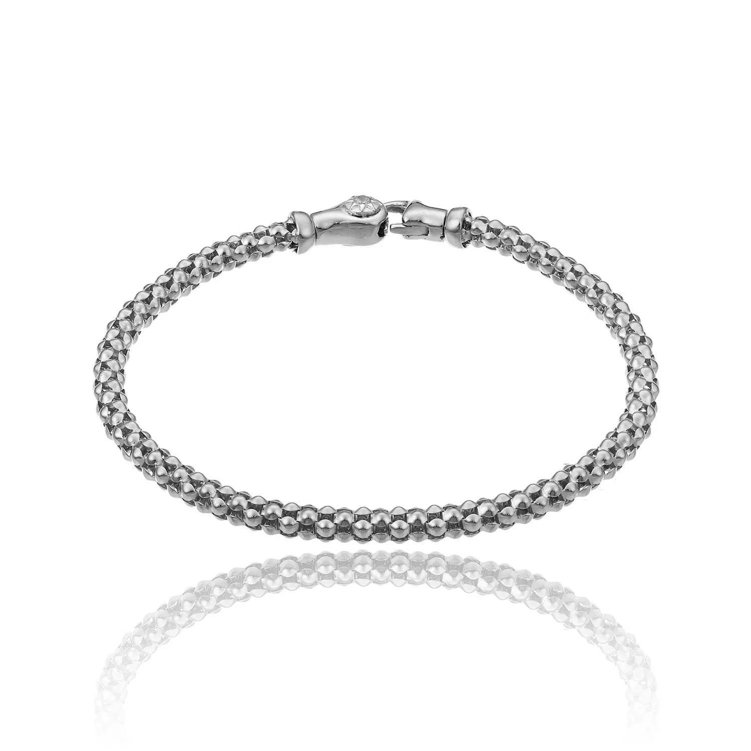 Chimento Bracciale Melograno Oro Bianco 18kt E Diamanti