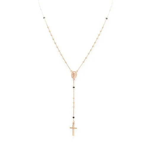 Rosario Classico con Cristalli Neri - CRO25RSN