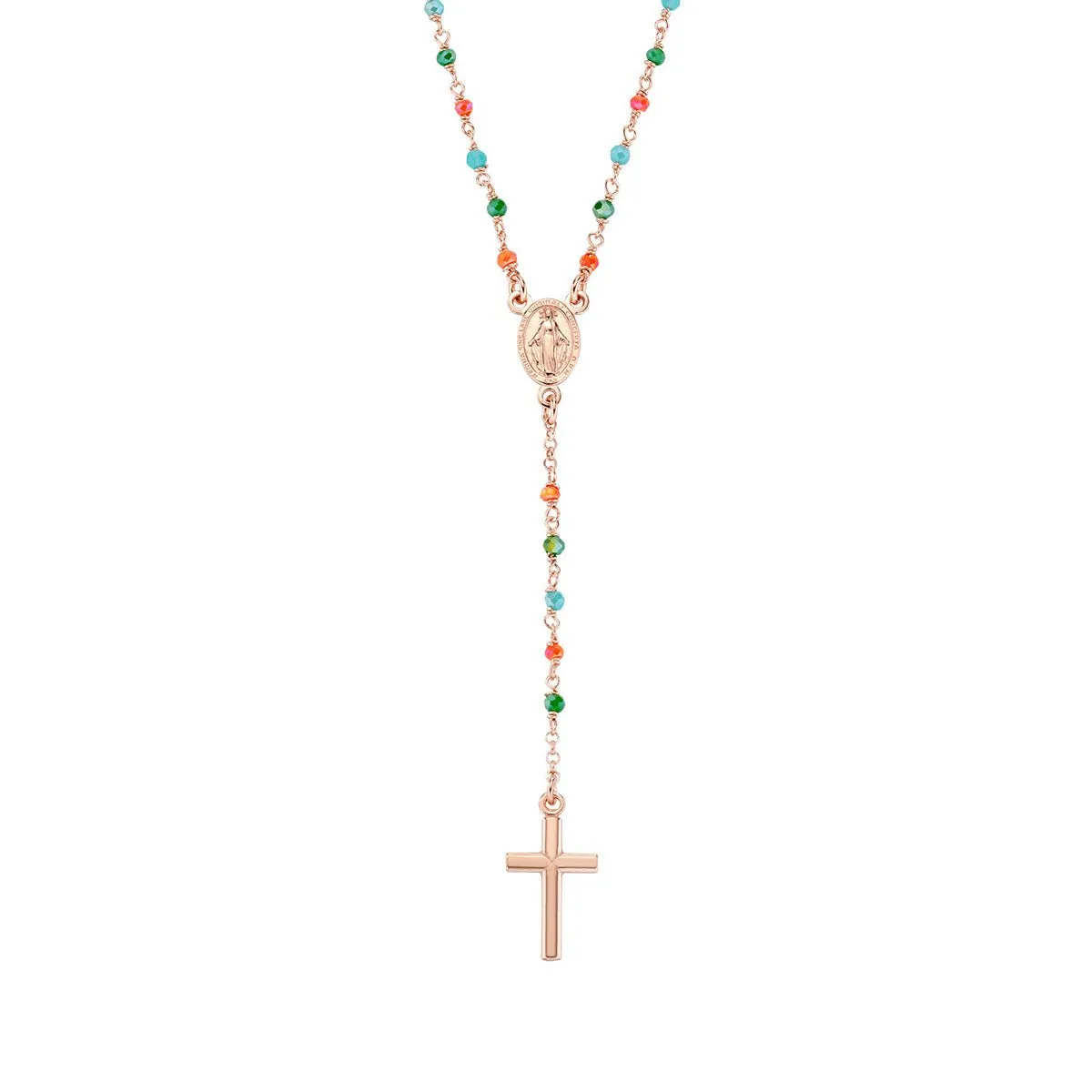 Rosario Classico Cristalli Multicolor - CRO10RCVT4