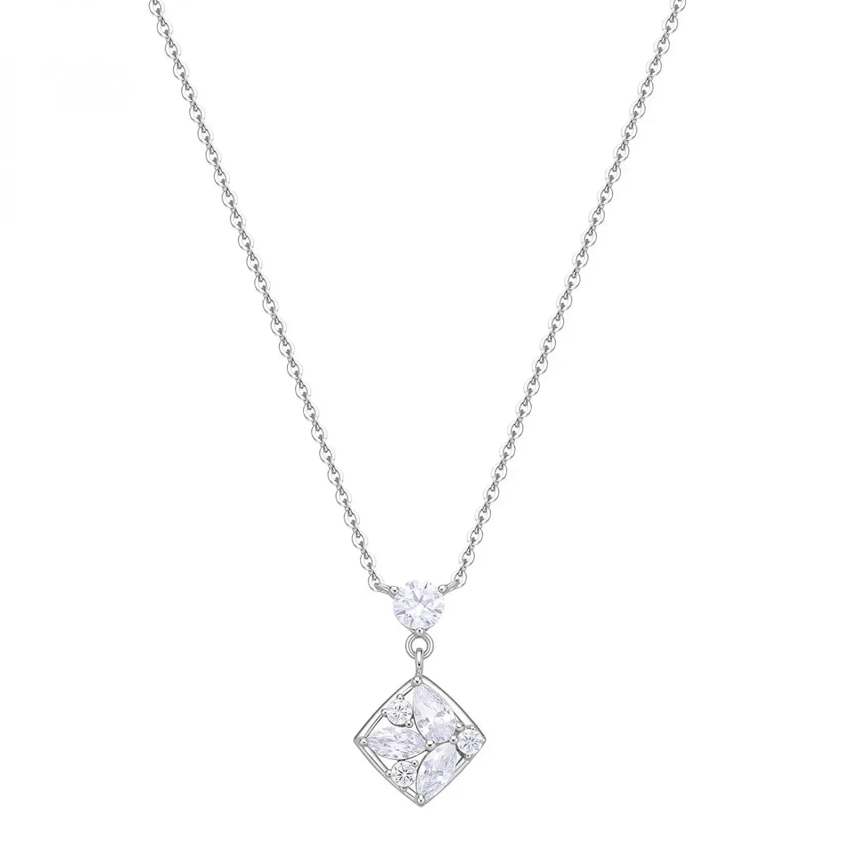 Rosato Collana Gemma con Zirconi