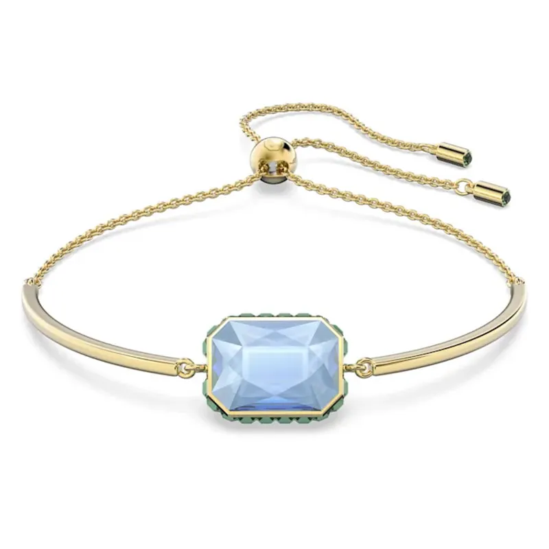 SWAROVSKI – BRACCIALE DONNA – Bracciale Orbita Cristallo taglio Ottagonale, placcato color oro