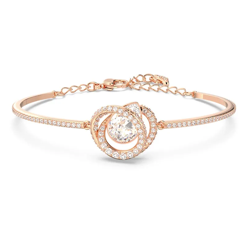 SWAROVSKI – BRACCIALE DONNA – Bracciale rigido Generation placcato color oro rosa