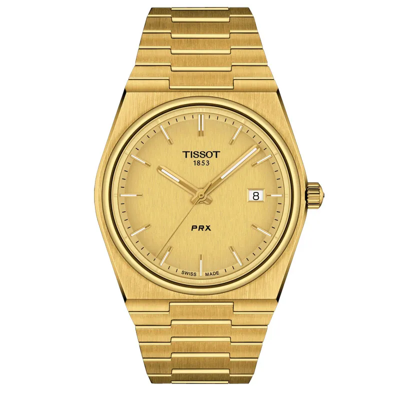 TISSOT – OROLOGIO UOMO – TISSOT PRX 40 MM GOLD