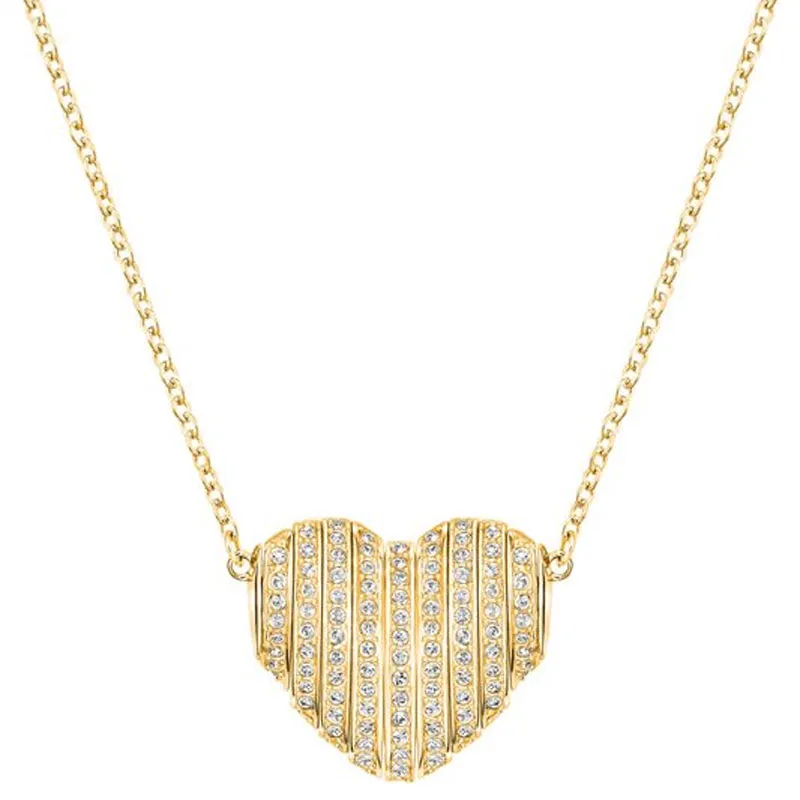 SWAROVSKI – COLLANA DONNA – Collana Cuore Oro giallo