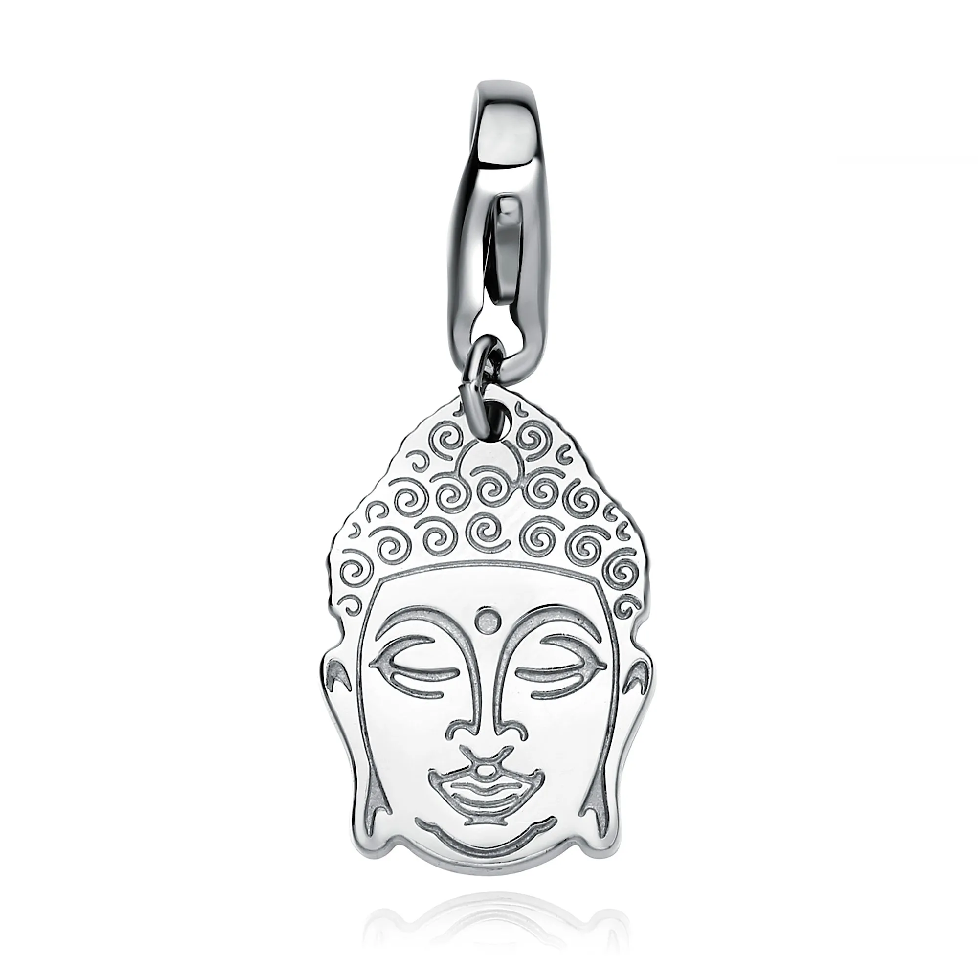 CIONDOLI SAGAPÒ HAPPY ACCIAIO BUDDHA - SHA221