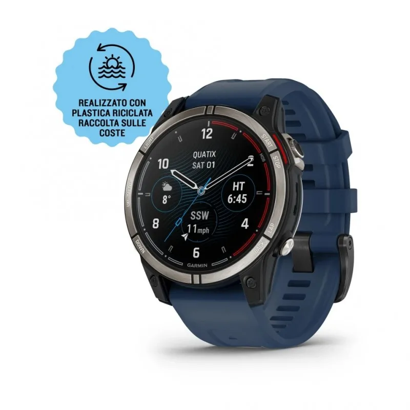 Smartwatch uomo Garmin Quatix 7 Pro 010-02803-81 nero multifunzione