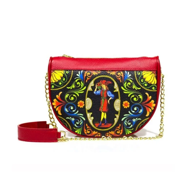 Mezzaluna Slice Ammia - Donna di Coppe - Nera e Rossa