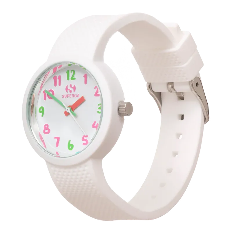 Superga Orologio Bambina City Bianco