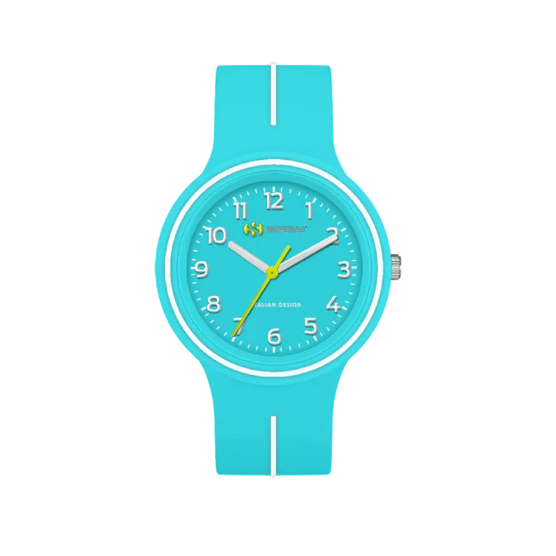 Superga Orologio Bambina Colorful Azzurro e Bianco