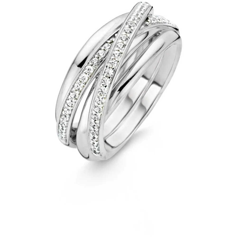 Ti Sento Anello in Argento e Zirconi 12056ZI