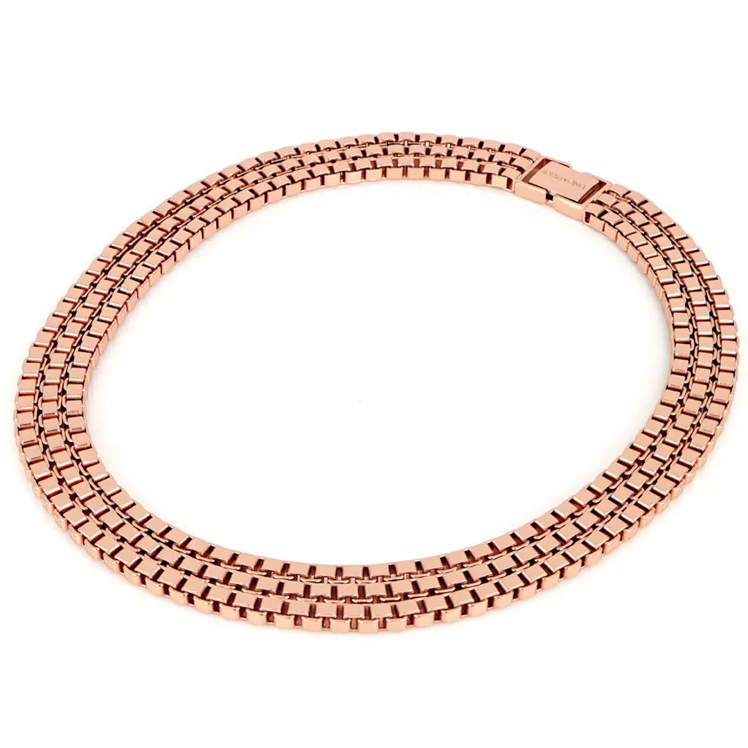 UNOAERRE Collana Veneziana in bronzo dorato rosa - 1836