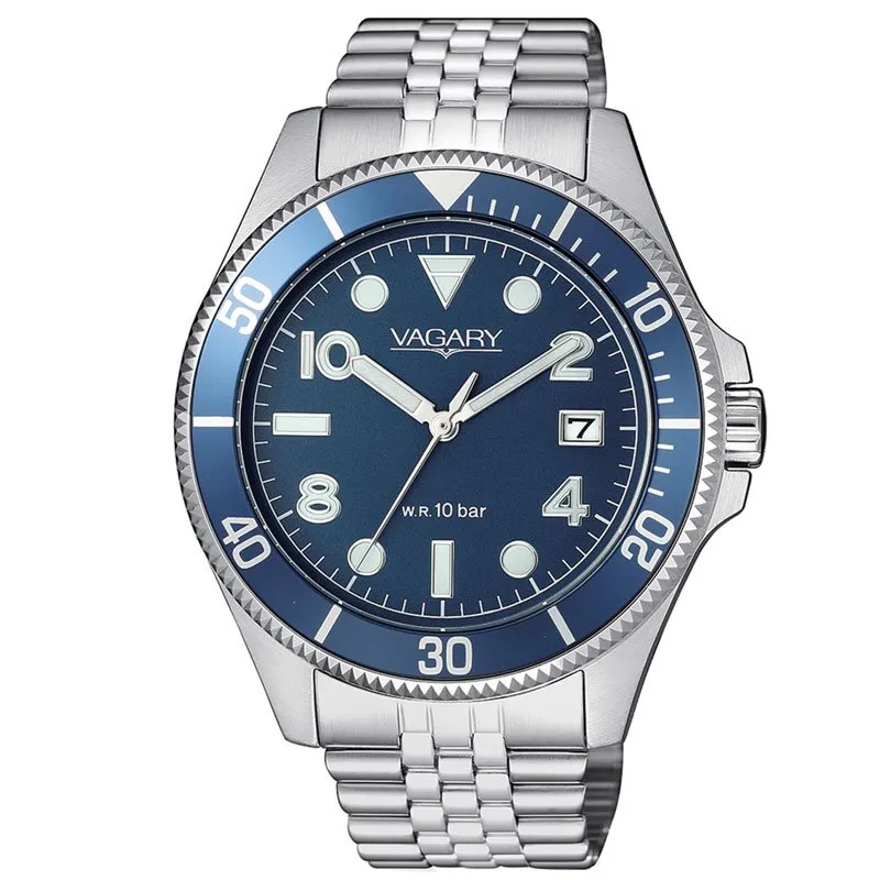 VAGARY – OROLOGIO UOMO – AQUA39 SOLOTEMPO BLUE