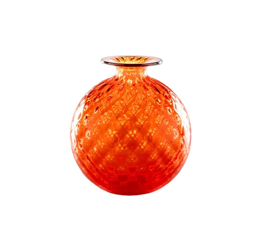 VENINI MONOFIORE BALLOTON ARANCIO FILO INDACO FO310016000F0A9N